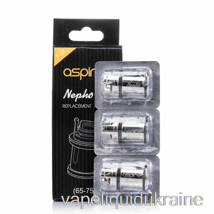 Vape Liquid Ukraine Aspire Nepho Replacement Coils 0.5ohm Coils